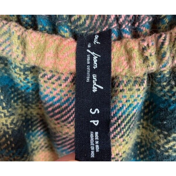 Urban Outfitters Jumpsuit Womens Small Kiera Plaid Out From Under Fall Autumn S - Picture 4 of 8